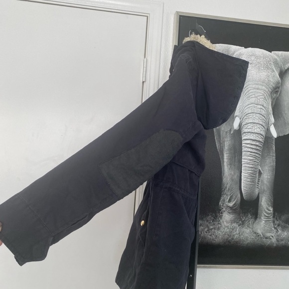 Zara Basics Parka Puffer Coat - Picture 5 of 7